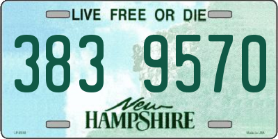 NH license plate 3839570