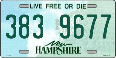 NH license plate 3839677