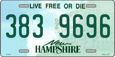 NH license plate 3839696