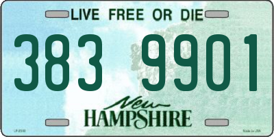 NH license plate 3839901