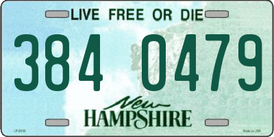 NH license plate 3840479