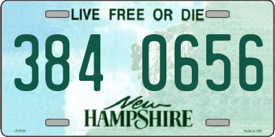 NH license plate 3840656