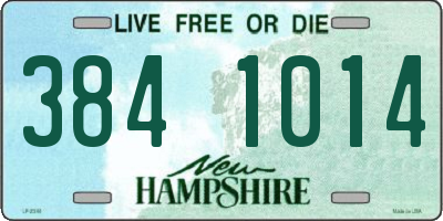 NH license plate 3841014