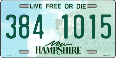 NH license plate 3841015