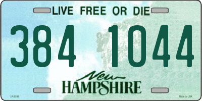 NH license plate 3841044