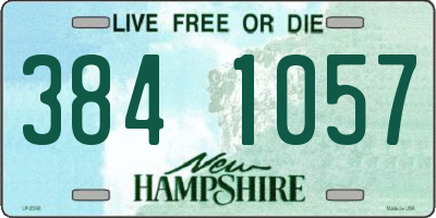 NH license plate 3841057