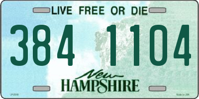 NH license plate 3841104