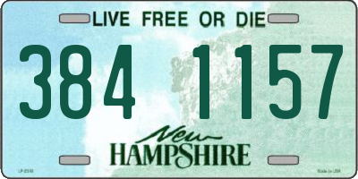 NH license plate 3841157