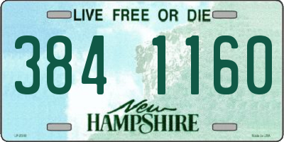 NH license plate 3841160