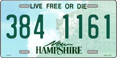 NH license plate 3841161