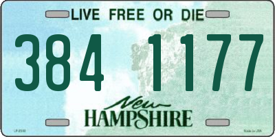 NH license plate 3841177
