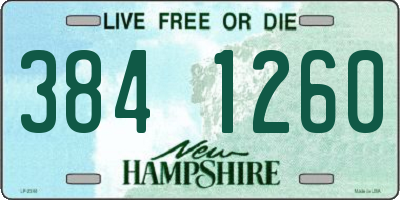 NH license plate 3841260