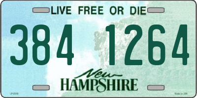 NH license plate 3841264