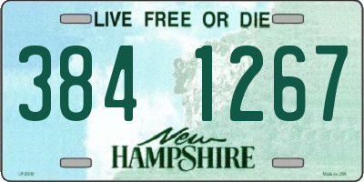 NH license plate 3841267