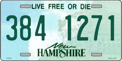 NH license plate 3841271