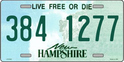 NH license plate 3841277