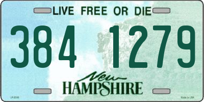 NH license plate 3841279
