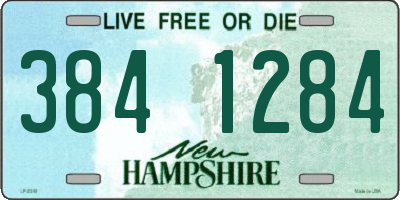 NH license plate 3841284