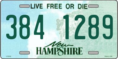 NH license plate 3841289
