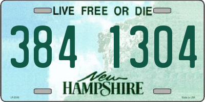 NH license plate 3841304