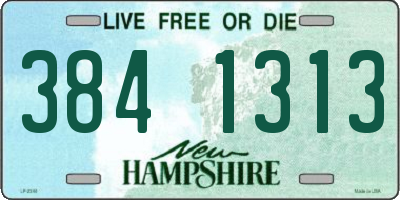 NH license plate 3841313