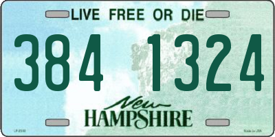 NH license plate 3841324