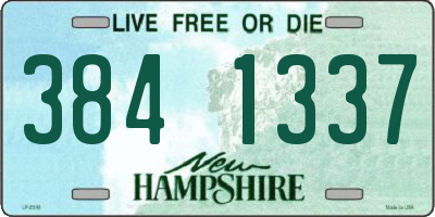 NH license plate 3841337