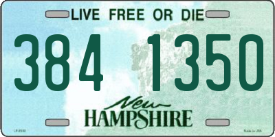NH license plate 3841350