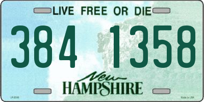 NH license plate 3841358