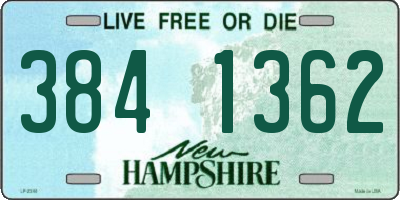 NH license plate 3841362