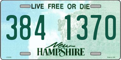 NH license plate 3841370