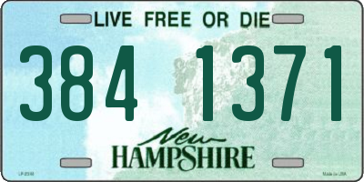 NH license plate 3841371