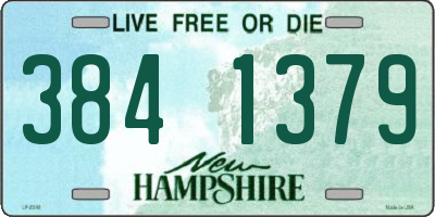 NH license plate 3841379