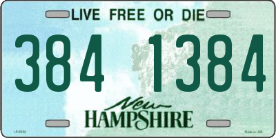 NH license plate 3841384