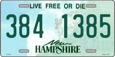 NH license plate 3841385