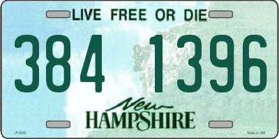 NH license plate 3841396