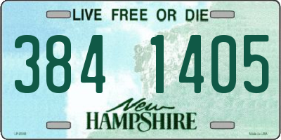 NH license plate 3841405