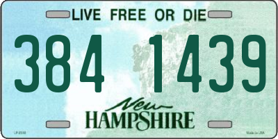 NH license plate 3841439