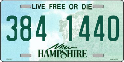 NH license plate 3841440