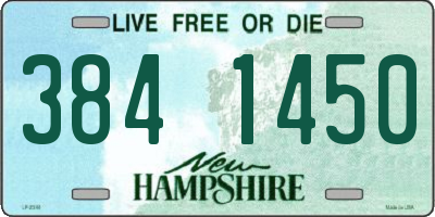NH license plate 3841450