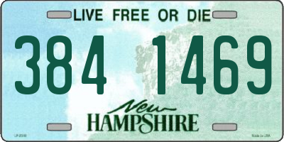 NH license plate 3841469
