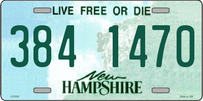 NH license plate 3841470