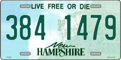 NH license plate 3841479