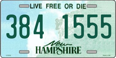 NH license plate 3841555