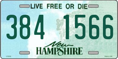 NH license plate 3841566