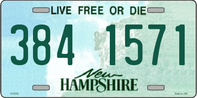 NH license plate 3841571