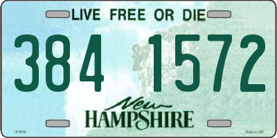 NH license plate 3841572