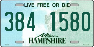 NH license plate 3841580