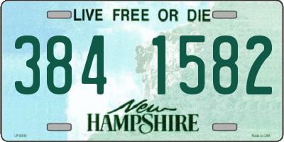 NH license plate 3841582