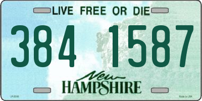 NH license plate 3841587